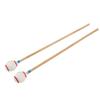 2Pcs Marimba Yarn Mallets Soft Comfortable Handle Medium Hard Heads Yarn Marimba Mallets Head for Instrument Playing