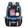 Kpop Witch Hunting Group Saja Boys Peripheral Printed Backpack Backpack, Student Campus Fur Ball Backpack CLE