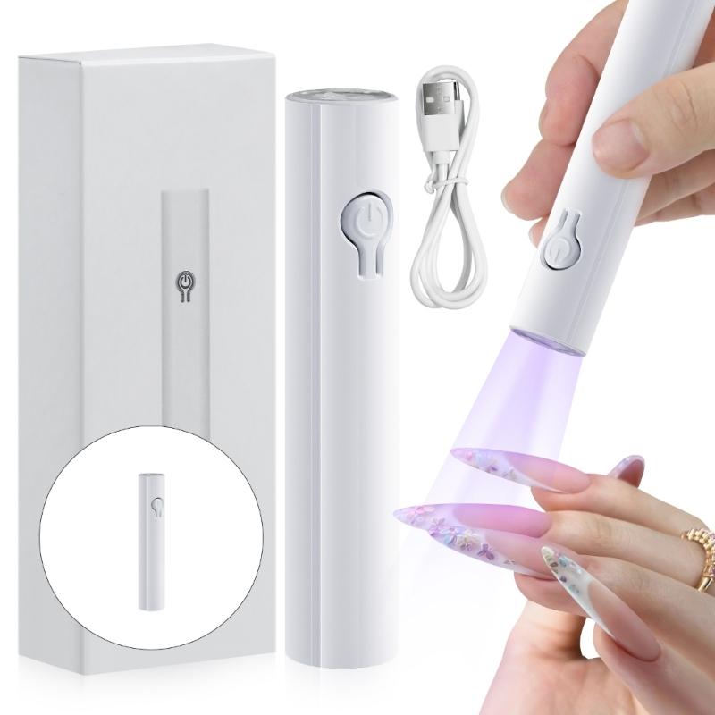 Professional Mini Nail Curing Light With Multiple Wavelengthes Settings Quick Drys Technology Safe Overheat Protection