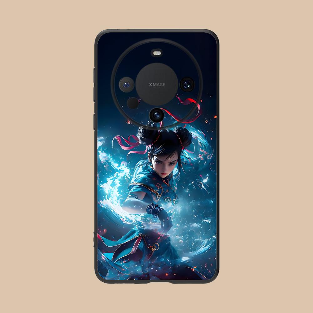 

Street Fighter Chunli Phone Case for Huawei Mate 60 50 40 30 20 10 Pro Plus Lite E 5G Colorful Printing Cover Cover Luxury Huawei Mate 70