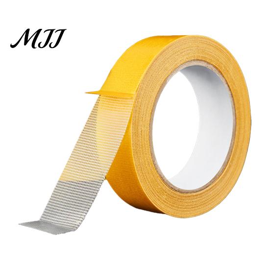 High-tack Floor Mat Tape Heavy-Duty Double Sided Tape, Waterproof Strong Adhesive Double-Sided with Mesh, Mounting Super Sticky Clear for Walls, 2cm