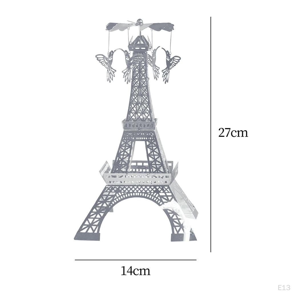 Figurine Rotating Candlestick Tabletop Centerpiece Wedding Gift Elegant