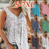 Womens Sleeveless V Neck Casual Blouse Floral Print Lightweight Summer Top with Relaxed Fit and Soft Fabric for Everyday Wear