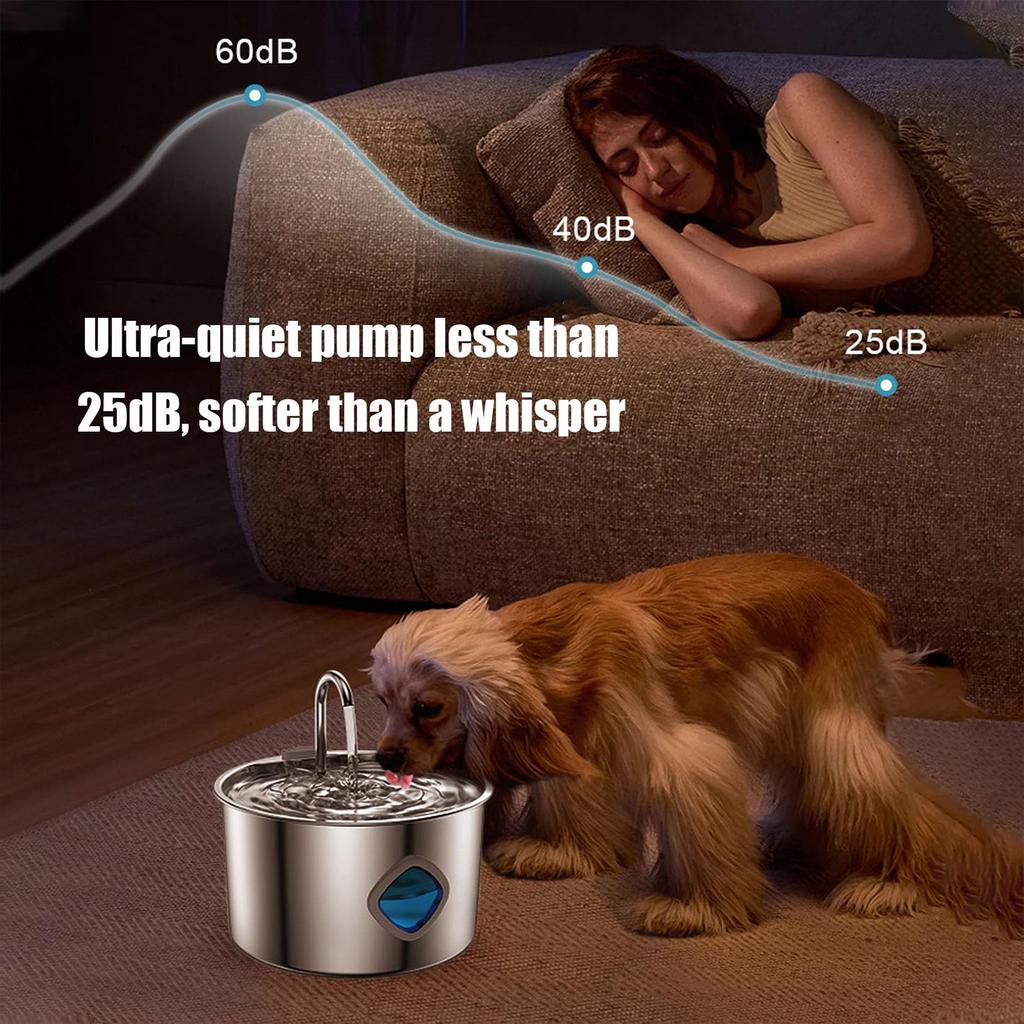 3.2L Cat Drinking Water Fountain Water Bowl Automatic Circulating Water Dispenser for Travel and Business Trips