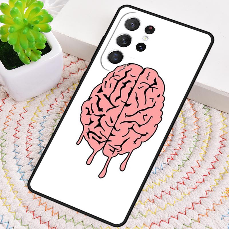 

Brain Art Phone Case for Samsung Galaxy note 10 pro S26 Ultra S23 S24 FE S25 S21 S22 PLUS shockproof Cove Galaxy S24
