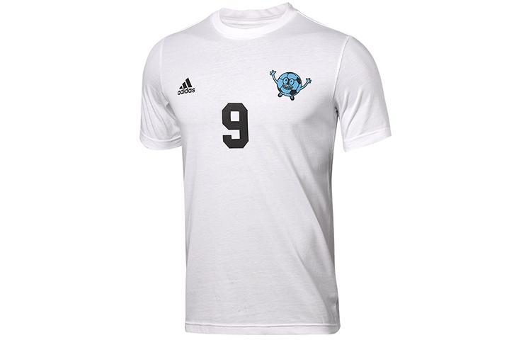 Мужские белые футбольные майки Adidas умеренного прямого кроя GN6917 XL