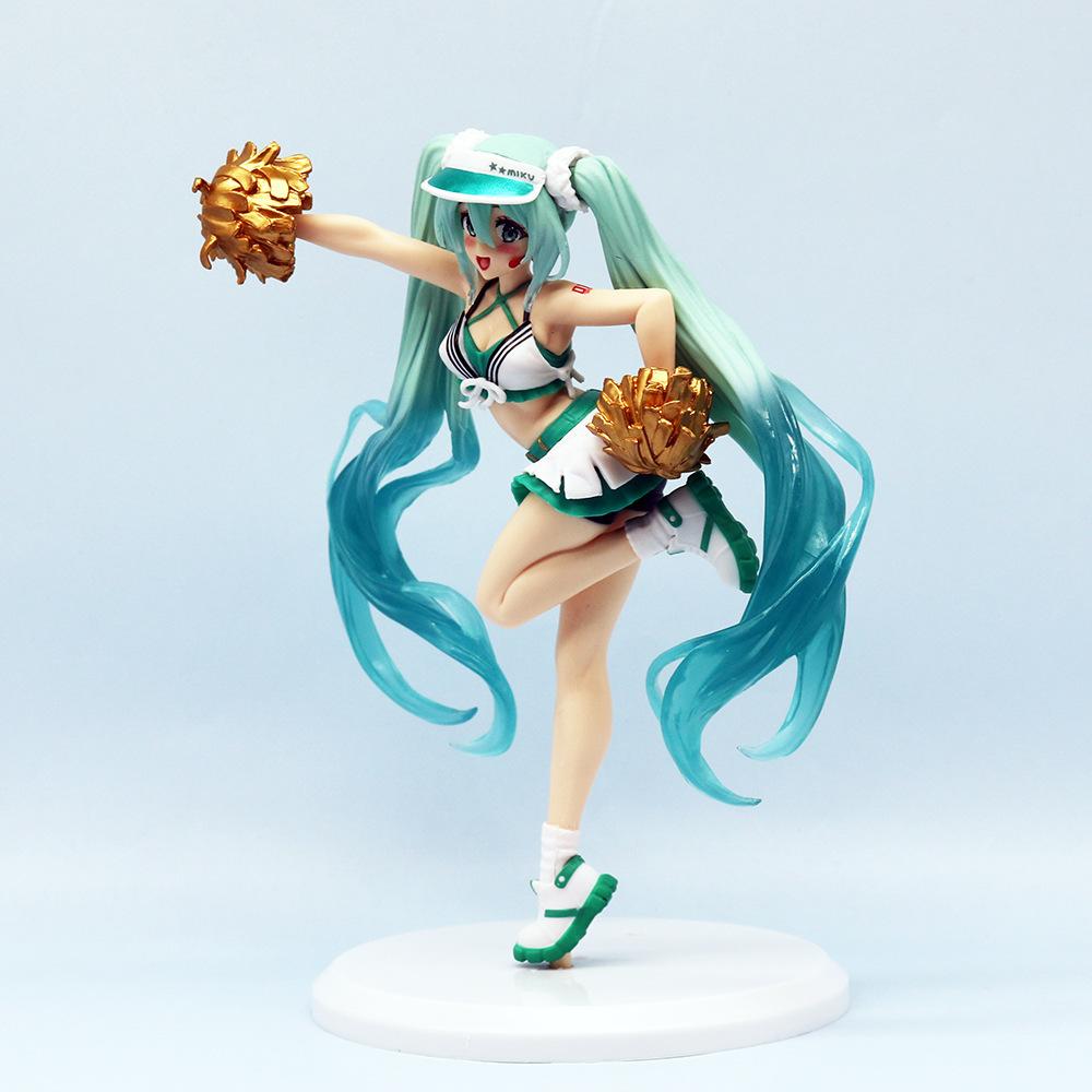 Anime Pequeño Diablo Hatsune Miku Hecho a Mano Pequeño Mapache Chuyin Ángel Oscuro Hecho a Mano Modelo de PVC Adornos Periféricos de Animación