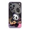 For iPhone 17 Pro Max Case Guitar-playing Panda Magnetic For Magsafe Silicone Cover For iPhone 16 Pro Max Funda iPhone 15 14 13 12 11 16E Air