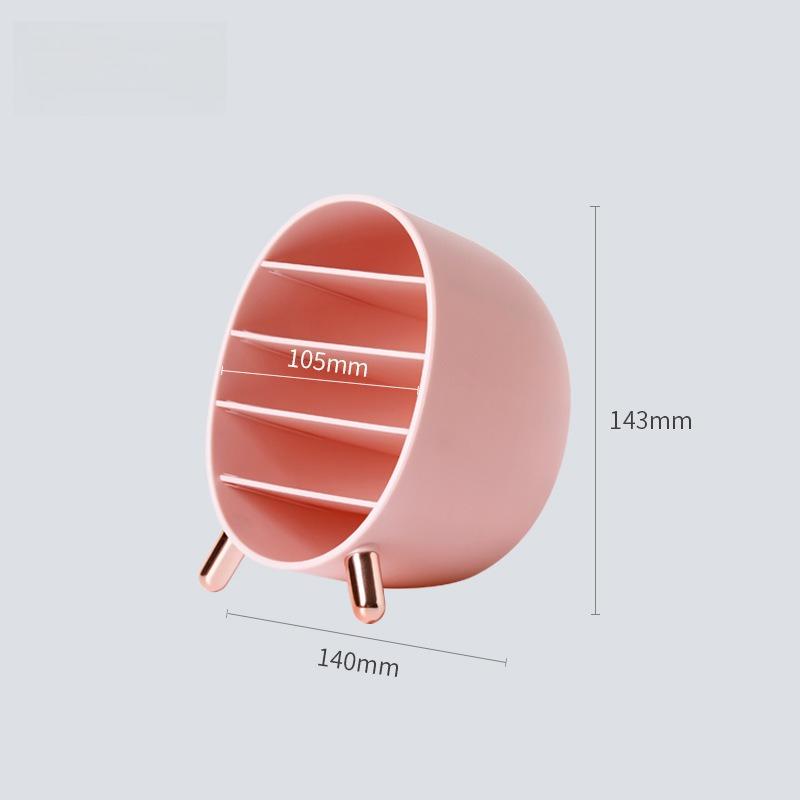 Desktop Dust-proof Cosmetic Brush Storage Box Multi Grid Cosmetic Finishing Box Eye Shadow Mouth Red Lip Glaze Storage Boxes