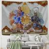 Palace Figures Oil Painting Tapestry Wall Hanging Bohemian Minimalist Bedroom Living Room Wall Decor Background Cloth
