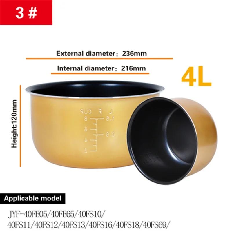 

Аксессуары для внутренней кастрюли Внутренний контейнер рисоварки Антипригарная кастрюля для приготовления пищи Запасные аксессуары Кухонная еда Вкладыш для рисоварки