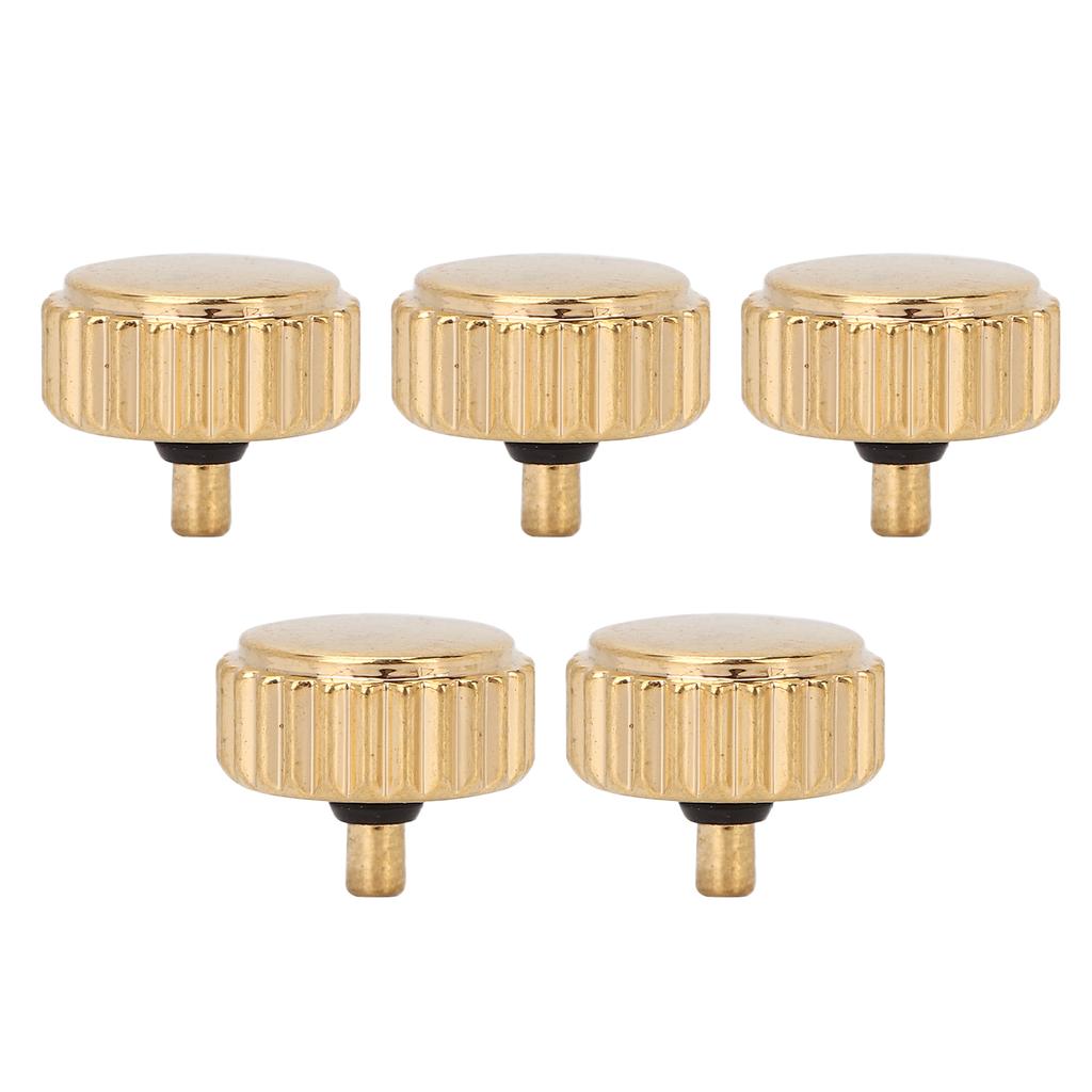 5pcs Watch Crown Parts Quartz Mechanical Watch Crown Spare Kit Replacement Accessories7mm   0.28in