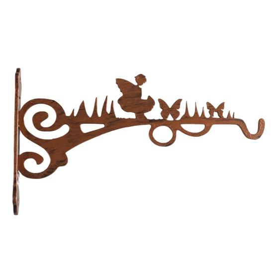 Wall Plant Hanger Metal Coated Wall-mounted Hook Rust-Proof Indoor Outdoor Bracket