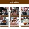 Wooden Handle Stainless Steel Coffee Tamper Flat Bottom Coffee Powder Pressing Tool  Coffee Making