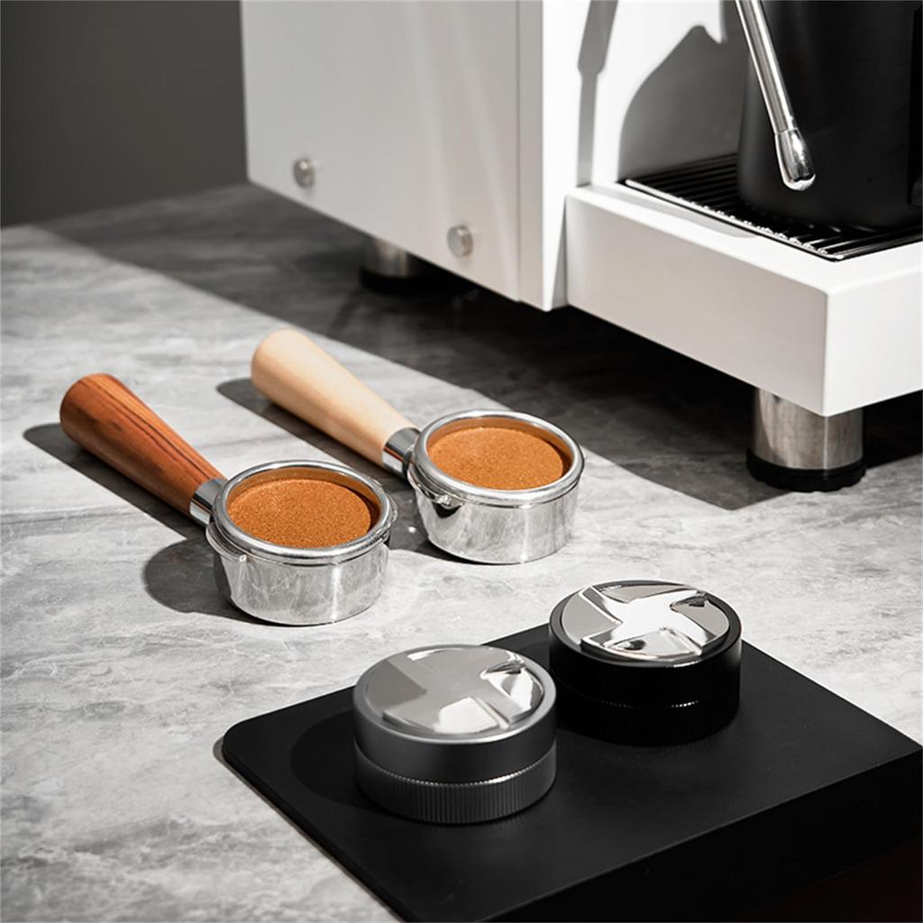 53mm Gravity Coffee Powder Distribution Tool 304 Stainless Steel Automatic Height Adjusting Coffee Tamper ( BPA Free , No FDA )