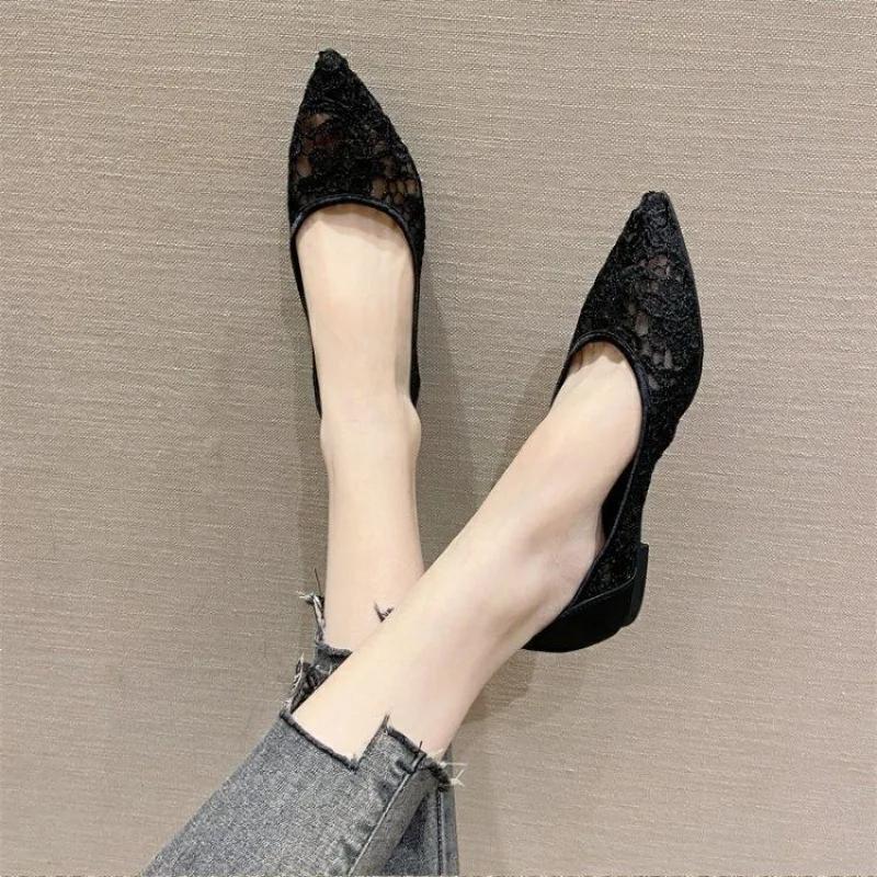 Fashion Fashion Breathable Slip-on Women's Flat Shoes Offer Comfortable and Elegant High Quality Vacation Chic Point 39 Ladies Footwear