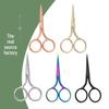 Embroidery & Sewing Scissors 3.0: Precision Small Scissors for Eyebrow Trimming and Crafts, Pointed Tip, Handmade for Girls