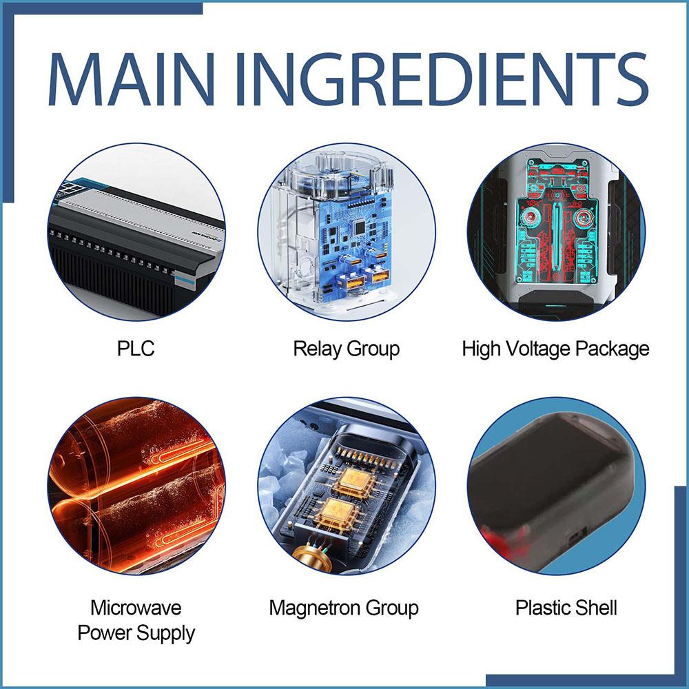 1/3/5PCS Car Deicing Instrument Electromagnetic Molecular Interference Car Snow Removal Device for Automotive Windshield Window