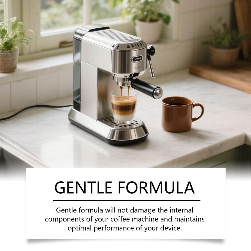 Coffee Machine Cleaning Sheet Intensive Dirt Filter Cleaner Tablets Pro Grade Descaler for Espresso Makers Office and Home Maintenance