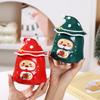 Creative Christmas Gift Gift Ceramic Cup Santa Mug Souvenir Gift Water Cup Couple Cup