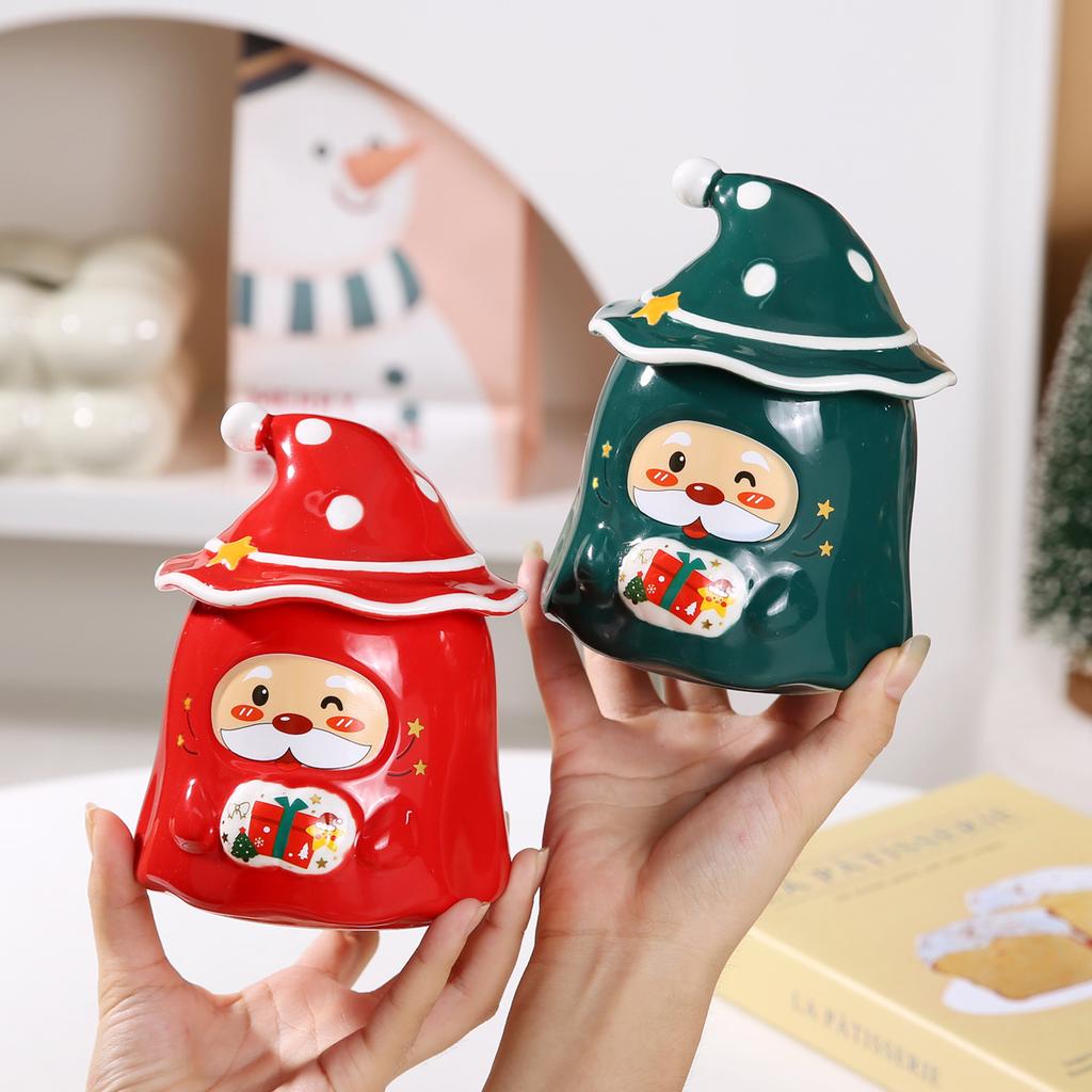 Creative Christmas Gift Gift Ceramic Cup Santa Mug Souvenir Gift Water Cup Couple Cup