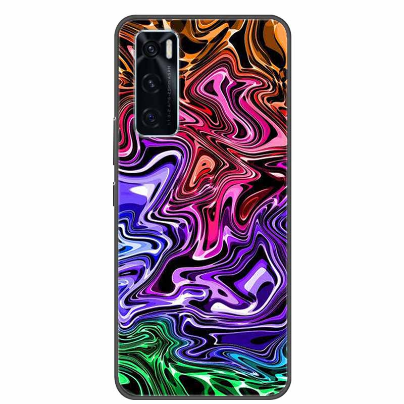 For Vivo V20 SE Case Marble Silicone Soft TPU Bumper Cover Coque For Vivo V20 SE Back Cover Cases for VivoV20 SE V20SE V 20 SE