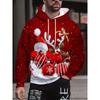 Christmas Party Graphic Hoodie 3D Print Spring Autumn Fashion Leisure Versatile Streetwear Men's Women's Y2K Christmas Hoodies