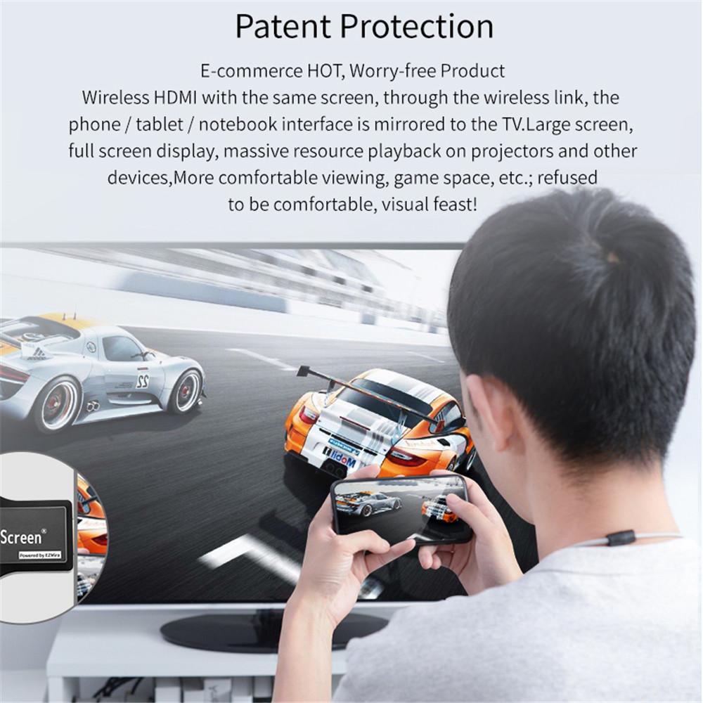 M2 TV Stick 4K 1080P Wireless WiFi TV Dongle Receiver HDMI-kompatibilní Smart TV Screen Projector pro DLNA IOS Andorid