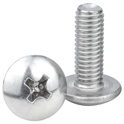 Vis à métaux à tête plate cruciforme large en acier inoxydable 316 TM M4/M5/M6/M8