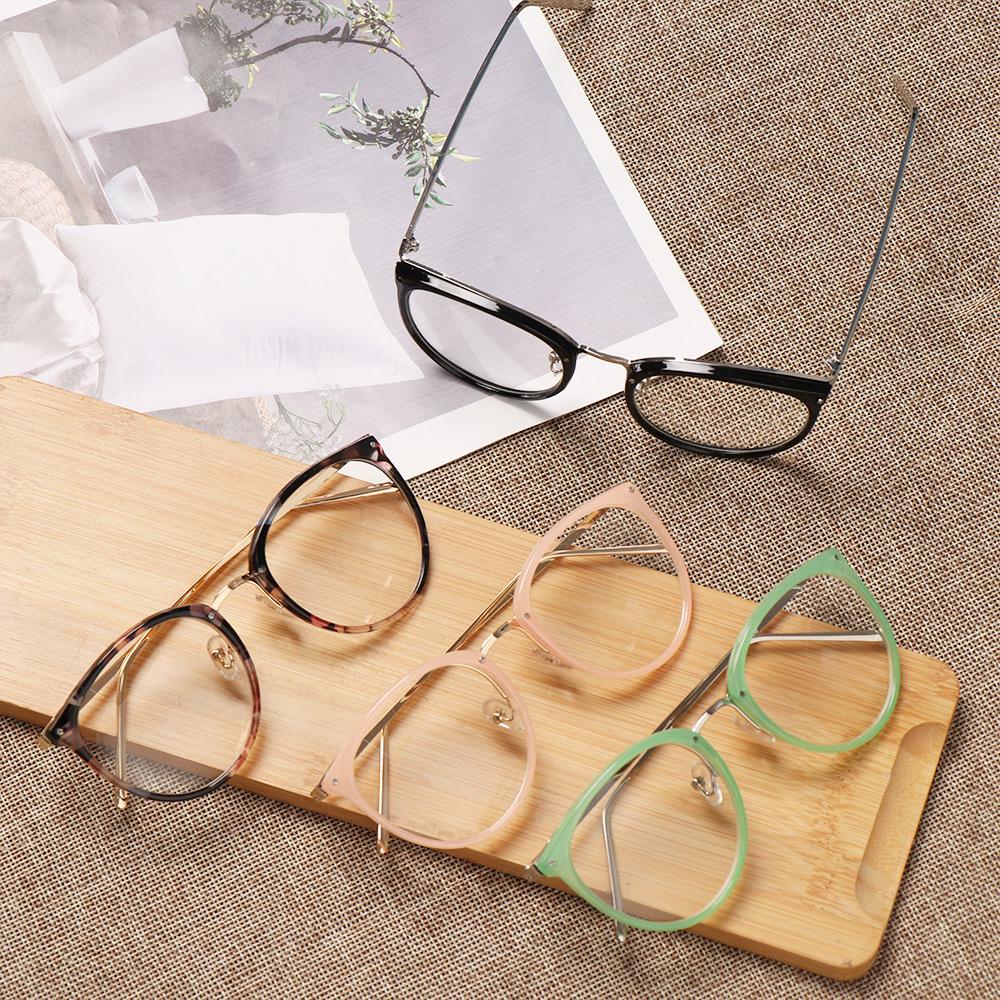 1PC Classic Retro Optical Glasses Fashion Transparent Lens Women Men Eyewear Metal Frames Spectacles Clear Lenses