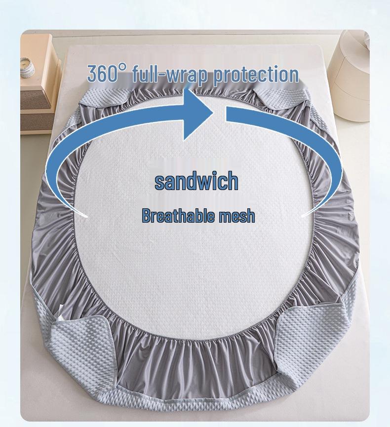 Class A Ice Silk Cooling Mat for Mother-Baby - Summer Bestseller, Washable, Fitted Sheet Design