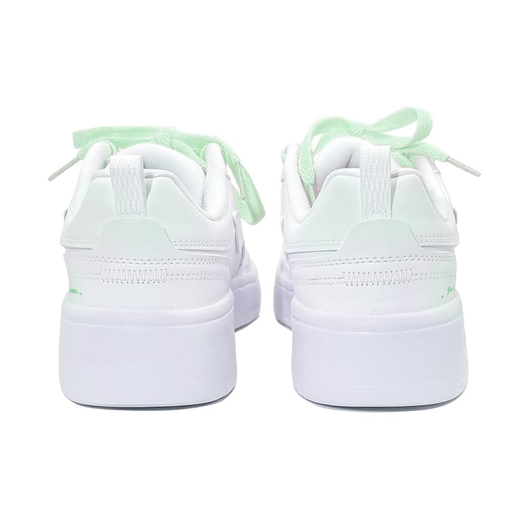 Li Ning Sycee Wear resistant And Lightweight Low top Skateboard Shoes Women's White Green AGCT340-5(TeamTwo-)
