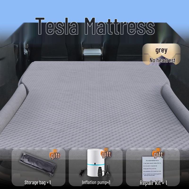 Tesla Model Y Refresh Trunk Mattress: Rear Seat Inflatable Sleeping Pad by Mao Dou Ya.