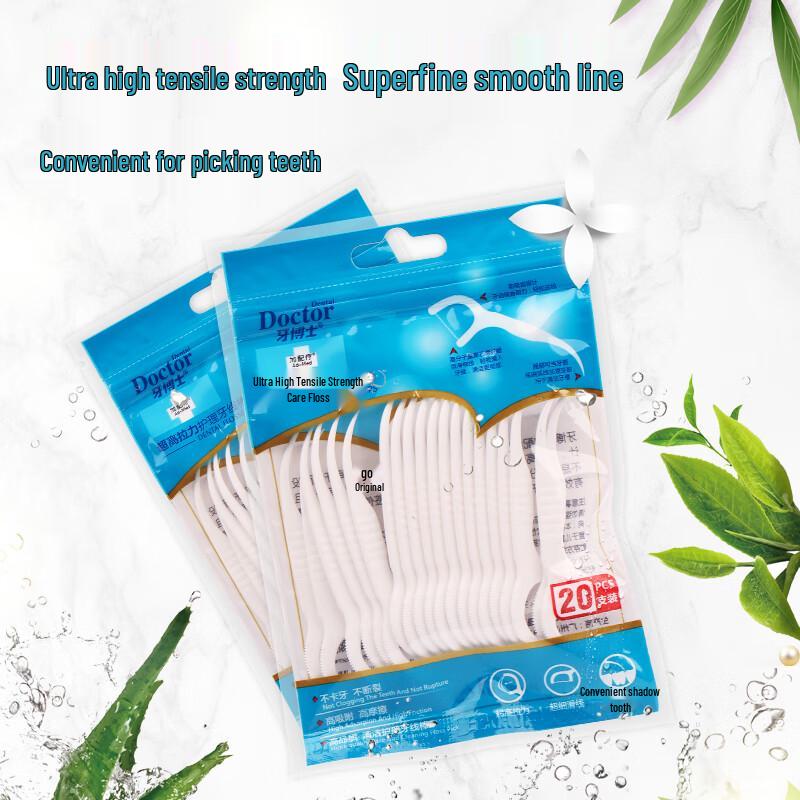 Dr. Ya 100-Count Ultra-Strong Dental Floss Picks