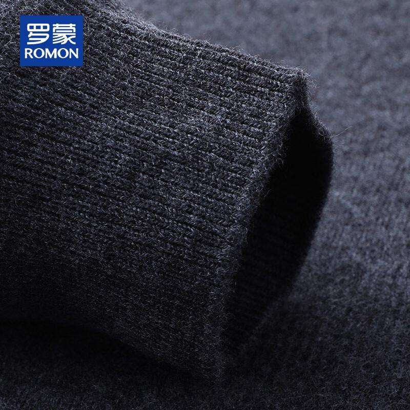ROMON Men's 100% Pure Wool V-Neck Sweater