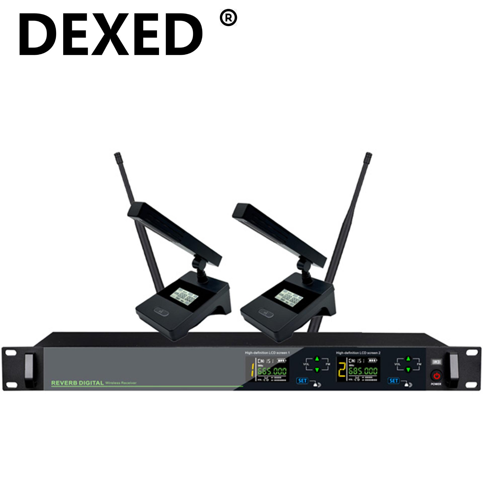 

UHF Dual Wireless Handheld Microphone for Stage, KTV, and Live Broadcast чорний