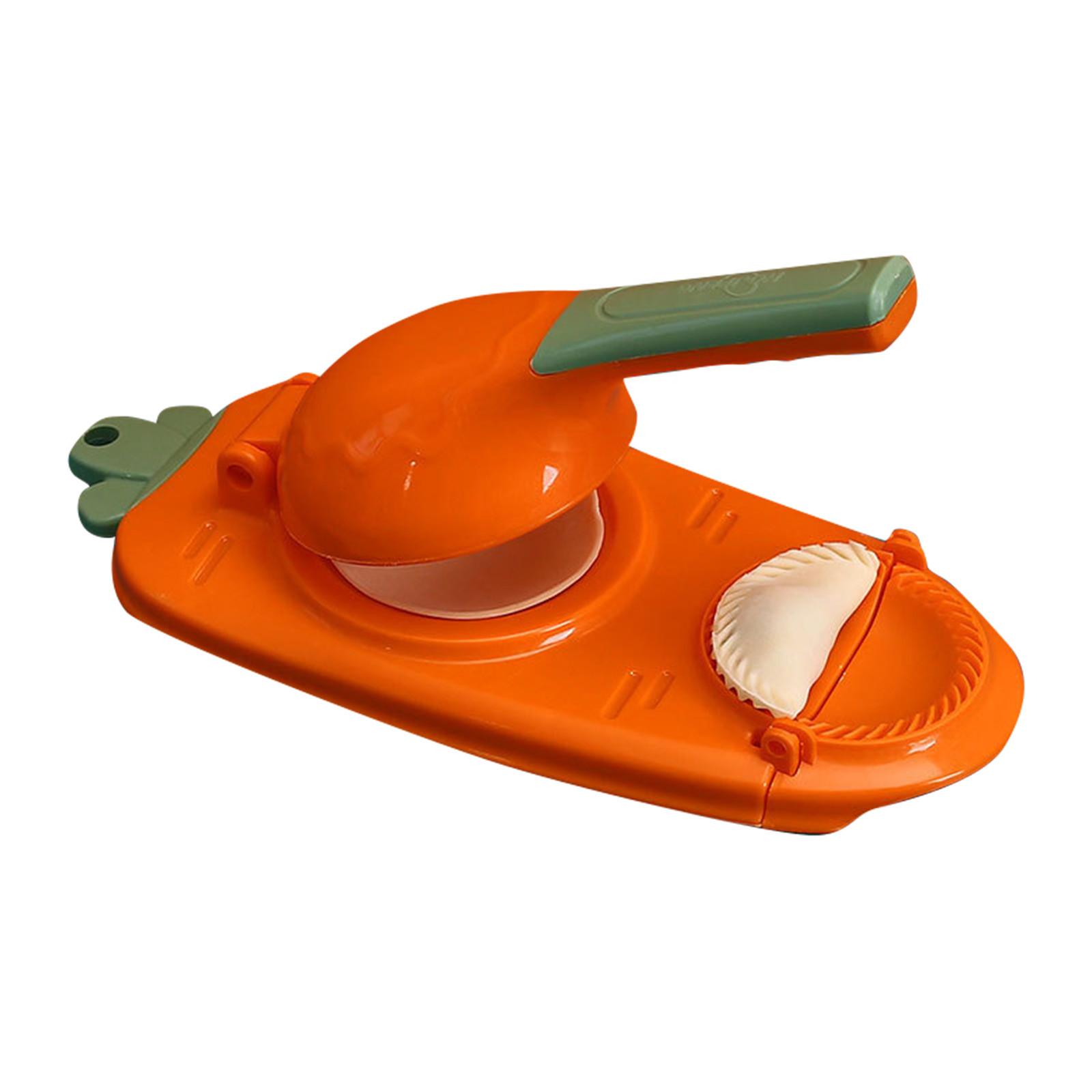 

2 в 1 пельменная машина, кухонный инструмент для приготовления пельменей, руководство по выпечке для прессования пельменной оболочки, пресс-форма для теста One Size шафрановый