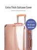 Thickened PVC Anti-Fall Transparent Dust Cover for Check-in Suitcases