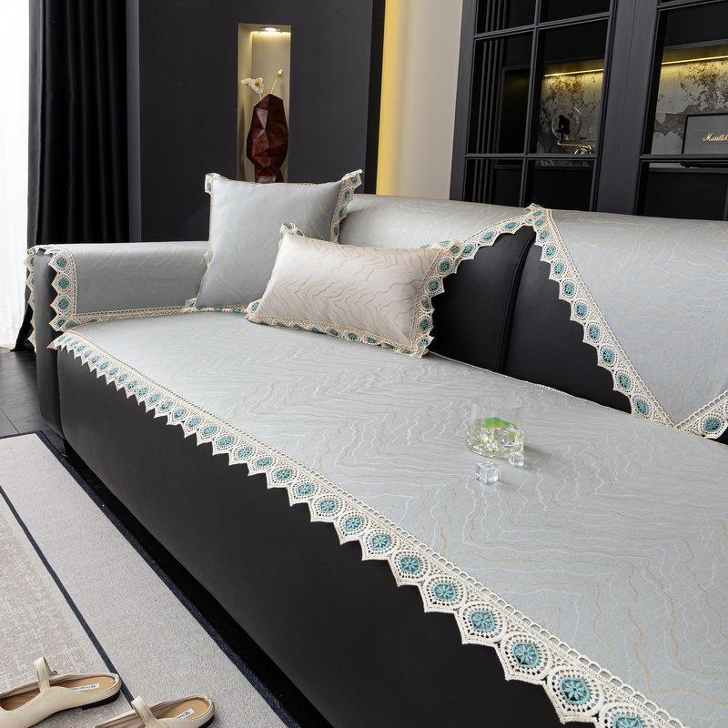 Mat Ice Silk Sofa Cushion New Summer Summer Sofa Cover All-Inclusive Living Room Cover Non-Slip Sofa Cover Cloth Towel