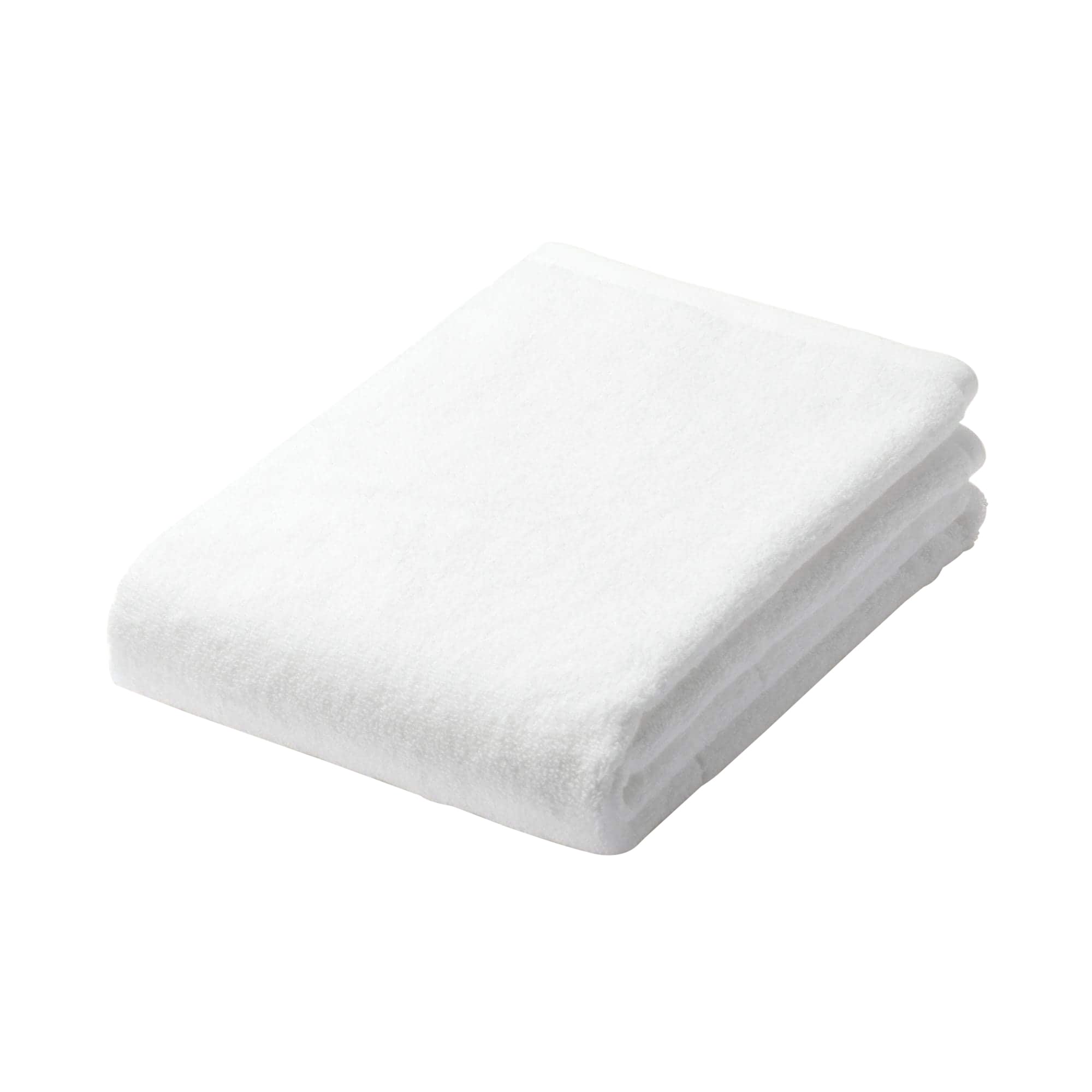 

MUJI Fluffy Pile Bath Set of 60 x 120 84705458 Towels, 4, cm, Off-white/Soft,