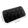 Halloween 10 Cells 3D Skull Ice Cube Mold Silicone Ice Cube Tray Ice Cube Maker DIY Whiskey Ice Ball Mold Chocolate Pastry Mould