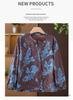 2025 Spring/Autumn High-End Light Luxury Women's Chinese Jacquard Tang Suit Long-Sleeve Shirt