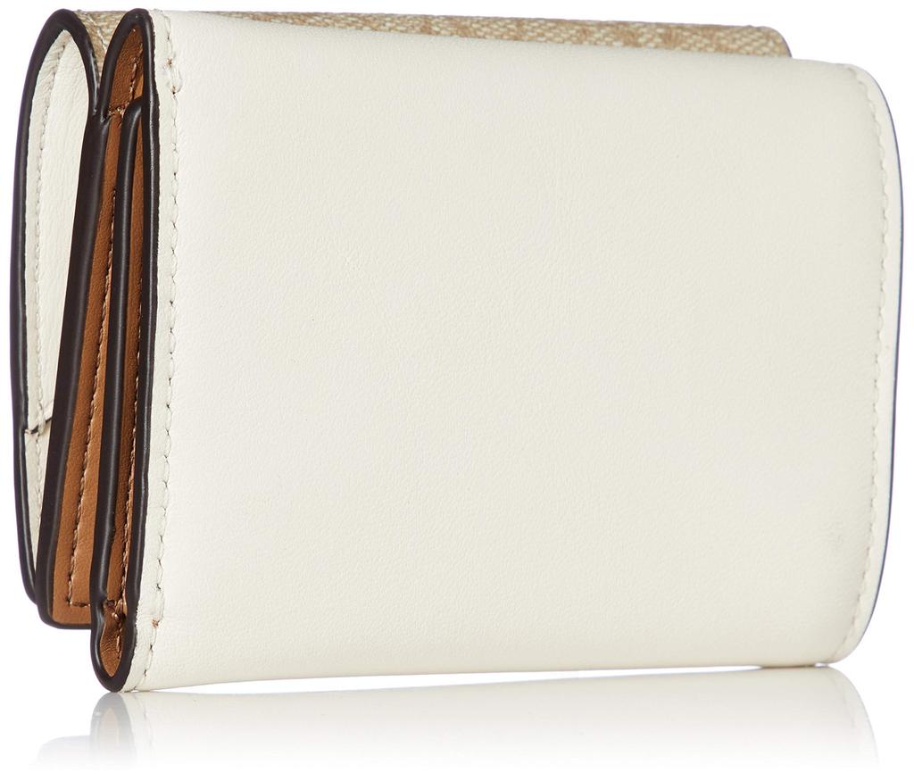 Trifold Wallet Signature [Coach] 91806-1 Women's Im/LightKhaki/Chalk [Item]