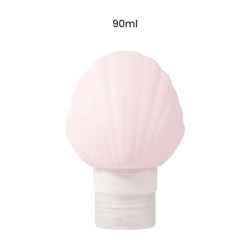 OIMG Shell-shaped Silicone Travel Bottles 3-Pack