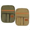 Beach Armrest Organizer Holders Foldable Canvas Holder Seat for Camping Dorm Picnic Drinks Phone