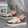 Large Size Men's Shoes Autumn New Casual Board Shoes Size Lightweight Soft Sole Lace-up Free Sports Trendy Shoes