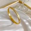 Women's Frosted Open Bangle: Lightweight, Electroplated Gold, Exquisite Fashion Accessory