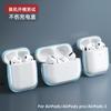 Applicable AirPods 2 New 3rd Generation Pro 4th Generation Apple Bluetooth Transparent Tpu Soft Material DIY Factory, Earphone Case