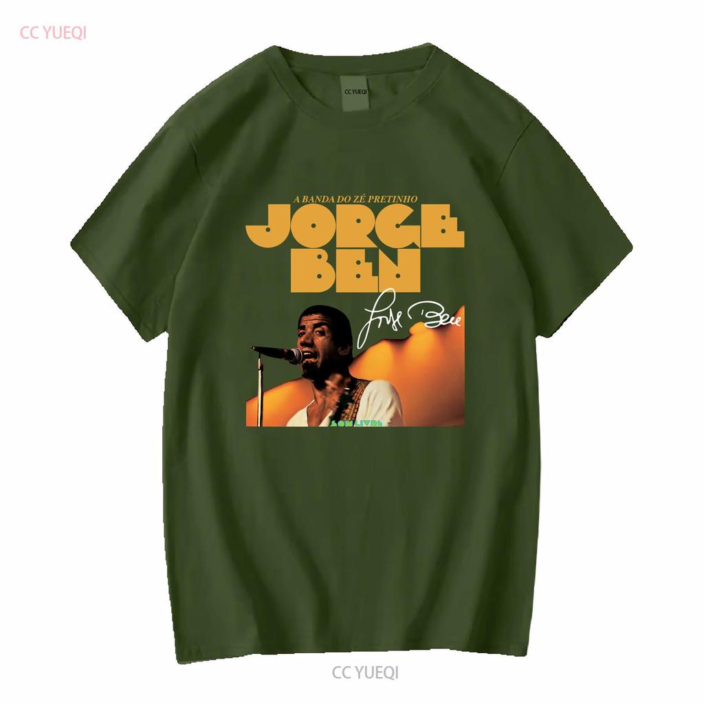 Jorge Ben Jor Signature  T Shirt All Size S to 2345XL TM94 long sleeves vintage Washed Slightly designer clothes fashion