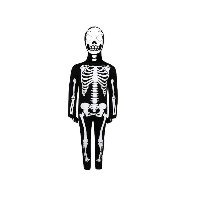 Halloween Skeleton Costume For Kids With Glowinthe Dark Features For Stage And Party Use
